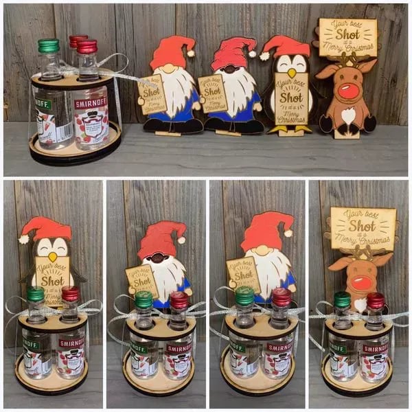🎄Early Christmas Sale🔥CHRISTMAS MINI WINE BOTTLE HOLDER
