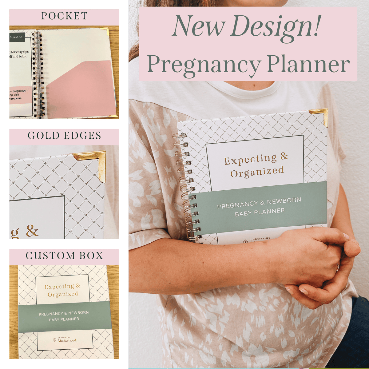 📕Expecting & Organized: Pregnancy Planner & New Baby Organizer(Buy 2 Free Shipping)